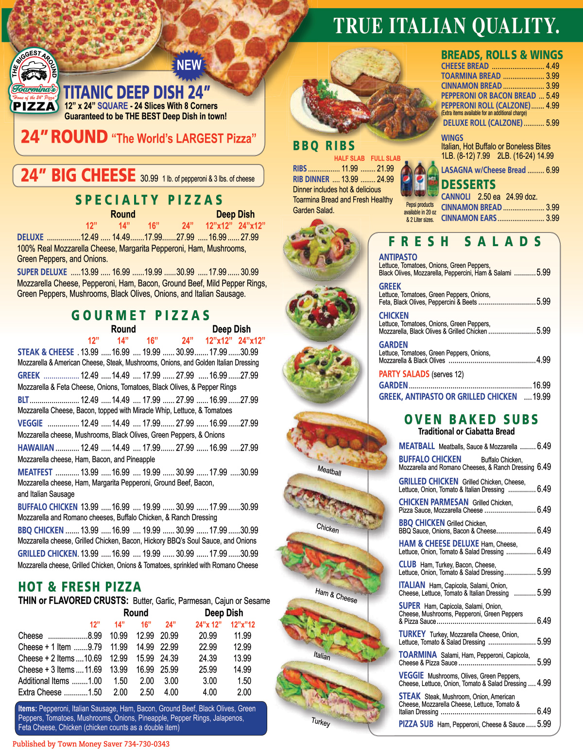 Restaurant Menus